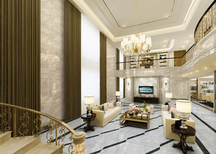 客廳墻面用瓷磚鋪貼，再也不發(fā)愁清潔問(wèn)題了！